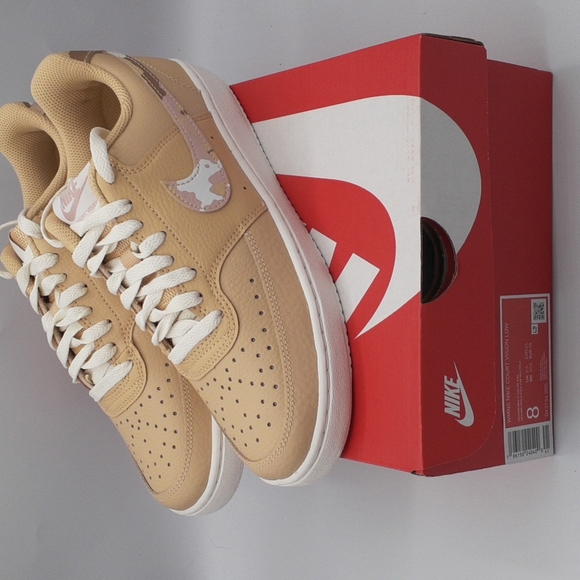 NIKE COURT VISION LOW WOMENS SHOES SNEAKERS SIZE 8 - Picture 9 of 11